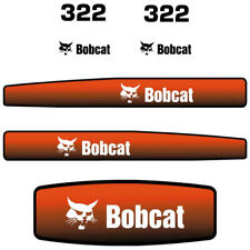 Bobcat 322 Decal Sticker Kit Aftermarket Repro Decals For 322 Uv Laminated