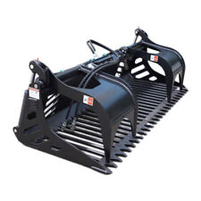 82 Rod Rock Grapple Bucket For Skid Steer Attachment Quick Attach