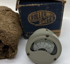 Vintage Roller Smith Ddhr Ohm Meter Round Excellent Condition Wbox