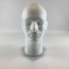 Male Styrofoam Wig Mannequin Head Guc