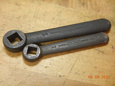 2 Older Williams Metal Lathe Tool Post Wrenches Machinist Tooling