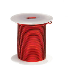 16 Awg Gauge Enameled Copper Magnet Wire 8oz 63 Length 0.0520 155c Red