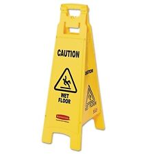 Floor Safety Sign Caution Wet Floor Yellow 26 In L X 11 In W Newell Brands