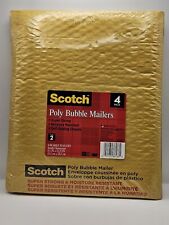 Scotch 3m Poly Bubble Mailers 4 Pack Size 2