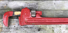 Ridgid 36 Red Pipe Wrench Heavy Duty Steel. Free Shipping