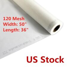 120 Mesh Silk Screen Printing Mesh Fabric 48t 1 Yard 50 Inches Width -usa