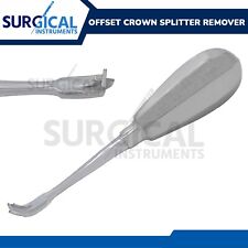 Offset Crown Splitter Remover Elevator Handle Dental Stainless German Grade