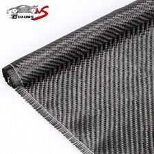 12 X 5ft Black Carbon Fiber Fabric Cloth Resin 3k Twill Weave 12 X 59