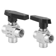 Bspp383 Way Ball Valve Stainless Steel Bspp Female Thread Valve For Water