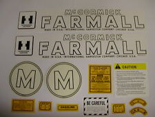 Farmall Model M Decal Set 1945 - 1952 Mccormick Farmall