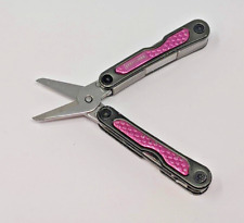 Pink Craftsman Small Multi-tool 9 Tools Screwdrivers Great Scissors Nice Tool