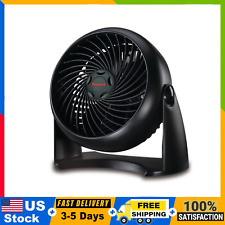Turbo Force Power Air Circulator Fan Easily Wall-mounted Modern Look Black