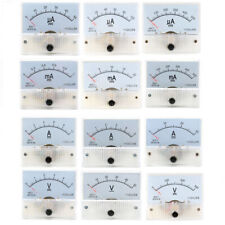 0-30a Dc Ammeter Current 0-300v Dc Voltmeter Voltage 85c1 Analog Amp Panel Meter
