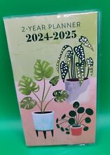 2024-2025 Plants 2-year Monthly Pocket Planner Date Book 6.5 X 3.75