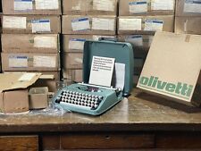 1980 Olivetti Lettera 82 Green Hermes Baby Typewriter New In Box Sealed Unopened