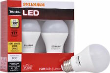 Sylvania 2-pack Led 10w60w A19 Soft White E26 Classic Wet Rated Light Bulb