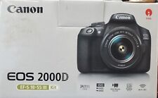 Canon Eos 2000d T7 18-55mm Lll Lens 24.1mp Dslr Camera Open Box