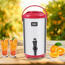 12l Insulated Beverage Dispenser Hot Cold Thermal Drink Dispenser 201 Stainless