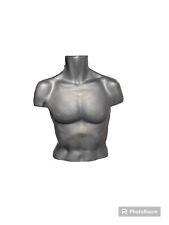 Male Mannequin Torso Plastic Dress Body Form T-shirt Display Hanging Hollow ...