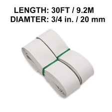 34in 20mm Diameter White Heat Shrink Tubing Shrinkable Tube 30ft 21