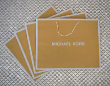 Lot Of 4 Michael Kors Mk Paper Gift Tote Shopping Bags Large 19x7x15 New
