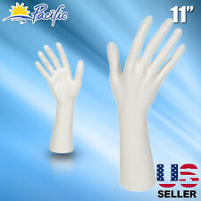 Female Mannequin Hand Display Jewelry Bracelet Ring Glove Stand Holder White