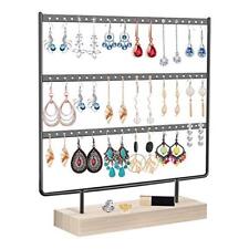 Anndofy Earrings Organizer Jewelry Display Stand 3-tier Earring Holder Rack For