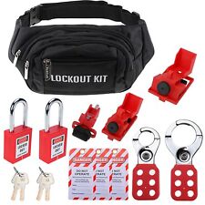 Realplus Lockout Tagout Kit Group Lockout Hasp Clamp-on Circuit Breaker Lockouts