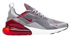 Nike Air Max 270 Mens Particle Grey-university Red New In Box