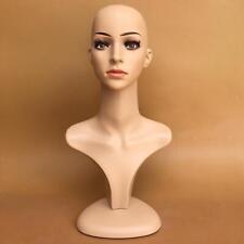 Female Mannequin Head With Shoulder Women Manikin For Hats Necklaces Jewelry