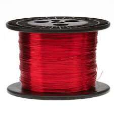 15 Awg Gauge Enameled Copper Magnet Wire 5.0 Lbs 500 Length 0.0583 155c Red