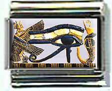 Eye Of Horus Egyptian Photo Italian 9mm Charms For Modular Link Bracelets