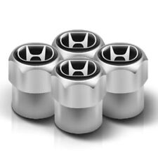 4x Silver Hex Alloy Tire Air Valve Stem Cap Fits Most Honda Cars Trucks Suvs