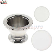 Stainless Steel 304 Vacuum Reducer Conical Flange Adapter Kf40 Nw40 To Kf25 Nw25