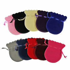 Jewelry Bags Pouches Mini Oval Velvet Drawstring Wedding Favor Bag Gifts Colors