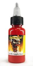 Scream Tattoo Ink Candy Apple Red Bright Vibrant Supply 4 Sizes Available