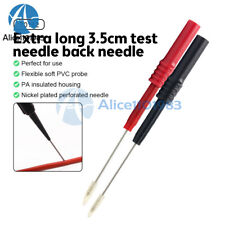 2 Pieces Multimeter Voltmeter Cable Needle Tester Unique Probe Test Lead Cord