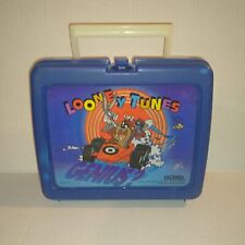 Looney Tunes Genius Hard Blue Lunch Box By Thermos. Box Only