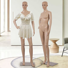 Adjustable Female Mannequin Realistic Full Body Dress Form Display With Base