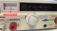 Kikusui Tos5050 Withstanding Insulation Tester 0 To 2.5kv5kv Good Condition