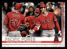 2019 Topps Update Shohei Ohtani Rookie Pacific Power Mike Trout Rc Us189