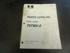 Kawasaki 70tmv-2 Wheel Loader Parts Catalog Manual  9330800371