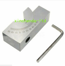 Milling Precision Mini Adjustable Angle V Block 0-60 Vice Grip Holding Clamp