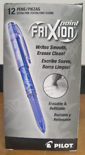12 1dz New Pilot Frixion Point 31574 Erasable Gel Blue Ink Pens Extra Fine Pt