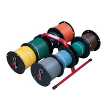 Electrical Wire Spool Hand Caddy Lightweight Hold 8 Reels Cable Construction Job