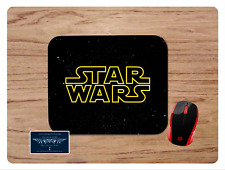 Star Wars Galaxy Logo Black Custom Desk Mat Mouse Pad Home School Office Gift