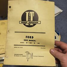Ford 1600 1000 Tractor It Shop Manual