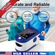 Finger Tip Pulse Oximeter Meter Spo2 Oxygen Saturation Rate Heart Blood Monitor