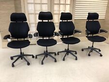 Humanscale Freedom Task Chair With Headrest Black Standard Arms