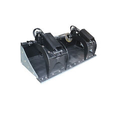 Landy Attachments Skid Steer 72 Industrial Grapple Bucket With Two-cylinder